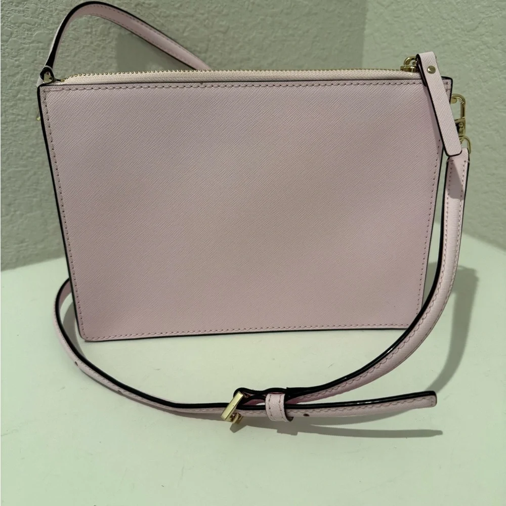 KATE SPADE Cameron Street Clarise Pink Lemonade Crossbody Small Leather Bag